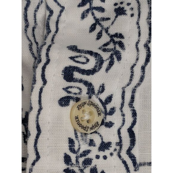 REYN SPOONER LAHAINA SAILOR ARCHIVE CLASSIC WHITE BUTTON FRONT MEN'S SIZE 2XL - Picture 4 of 7